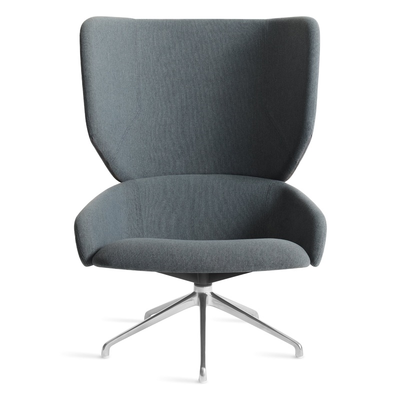 Heads Up Swivel Lounge Chair Maharam Mode in Machine