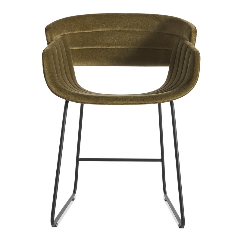 Racer Chair Coffee Velvet